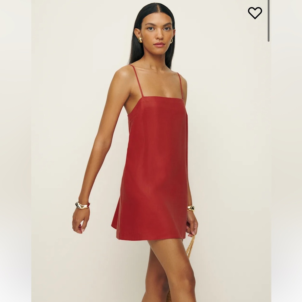Reformation Aubree Linen Dress